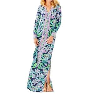 Lilly Pulitzer Faye UPF 50+ Maxi Dress M
